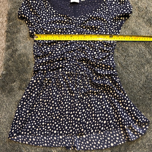 9 HI 5 Anthropologie Polka Dot Top - Picture 8 of 9